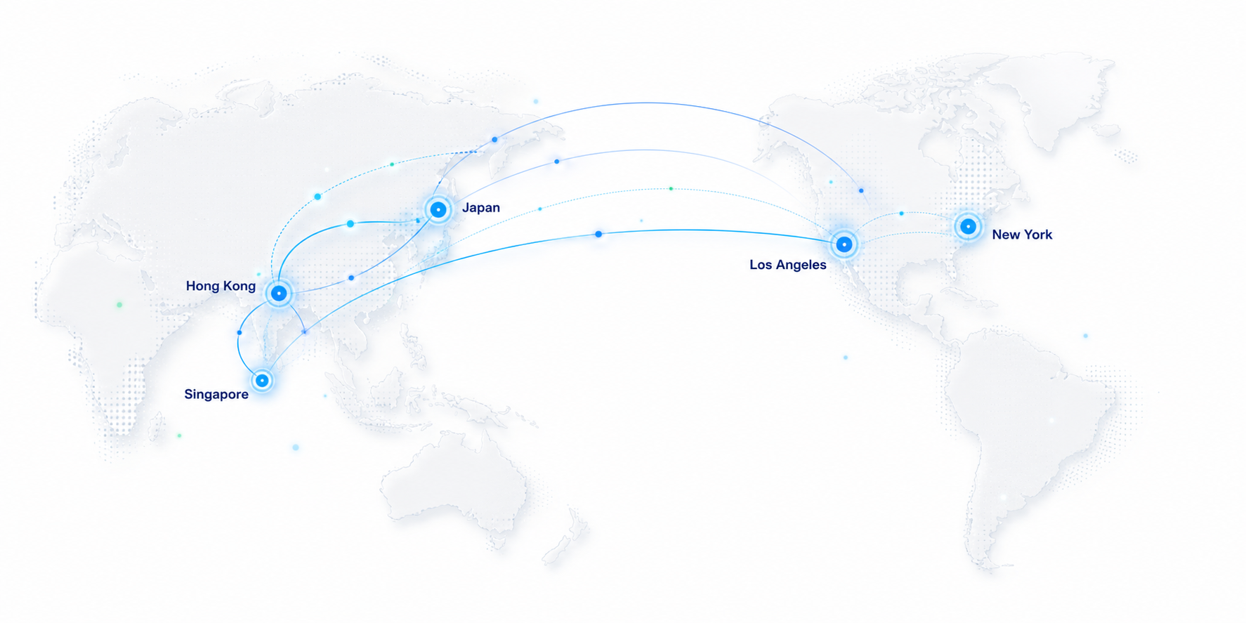 Global network map